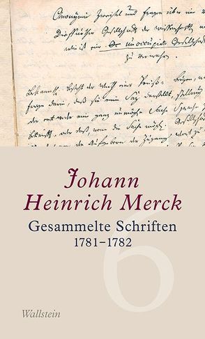 Gesammelte Schriften von Leuschner,  Ulrike, Merck,  Johann Heinrich