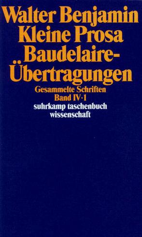 Gesammelte Schriften von Adorno,  Theodor W., Benjamin,  Walter, Rexroth,  Tillman, Scholem,  Gershom, Schweppenhäuser,  Hermann, Tiedemann,  Rolf