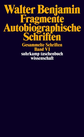 Gesammelte Schriften von Adorno,  Theodor W., Benjamin,  Walter, Scholem,  Gershom, Schweppenhäuser,  Hermann, Tiedemann,  Rolf