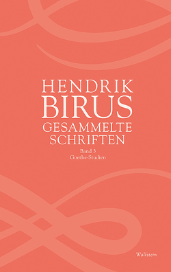 Gesammelte Schriften von Birus,  Hendrik