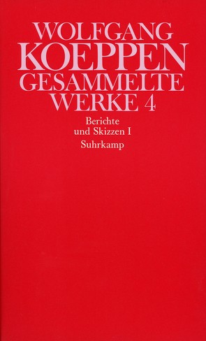 Gesammelte Werke in sechs Bänden von Biel,  Dagmar von, Koeppen,  Wolfgang, Reich-Ranicki,  Marcel