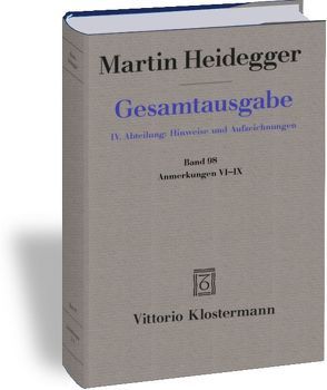 Anmerkungen VI-IX von Heidegger,  Martin, Trawny,  Peter