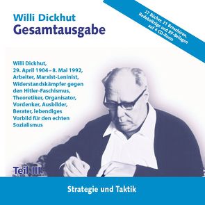 Gesamtausgabe Teil III auf CD-ROM von Dickhut,  Willi