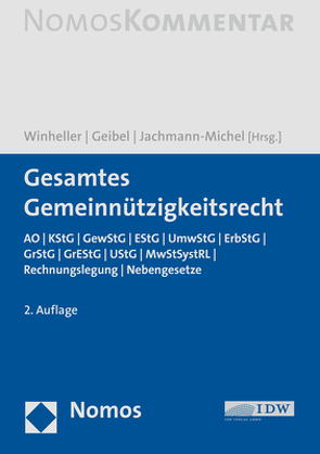 Gesamtes Gemeinnützigkeitsrecht von Geibel,  Stefan J., Jachmann-Michel,  Monika, Winheller,  Stefan