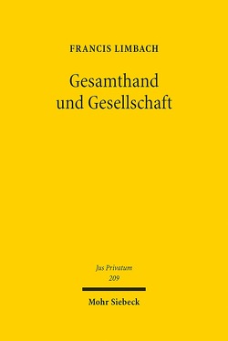 Gesamthand und Gesellschaft von Limbach,  Francis