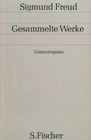 Gesamtregister der Bände 1-17 von Freud,  Sigmund