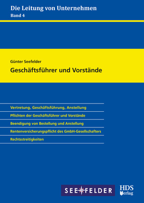 Geschäftsführer und Vorstände von Seefelder,  Günter