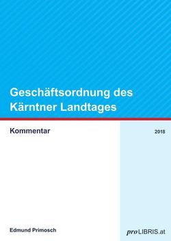 Geschäftsordnung des Kärntner Landtages von Primosch,  Edmund