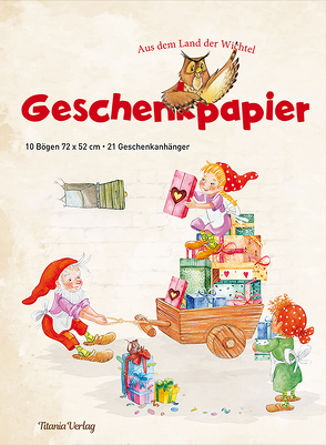 Geschenkpapier – Aus dem Land der Wichtel