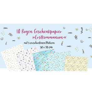 Geschenkpapier-Set »Herzliche Segenswünsche«