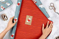 Geschenkpapier Set Weihnachten: Eisbär (für Kinder)