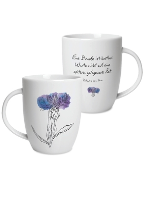 Geschenktasse Motiv „Kornblume“