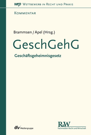 GeschGehG von Apel,  Simon, Brammsen,  Joerg