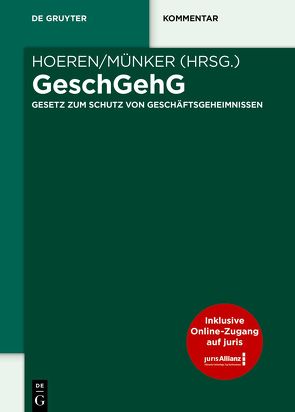 GeschGehG von Hoeren,  Thomas, Münker,  Reiner