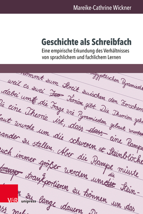 Geschichte als Schreibfach von Wickner,  Mareike-Cathrine