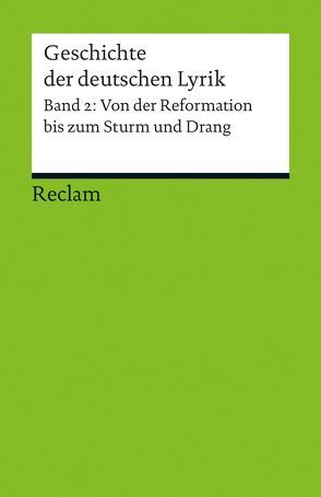 Geschichte der deutschen Lyrik von Kemper,  Hans-Georg