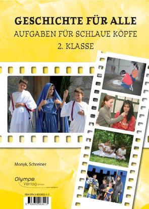 Geschichte für alle 2 – Aufgaben für schlaue Köpfe von Monyk,  Elisabeth, Schreiner,  Eva