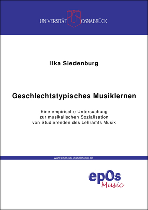 Geschlechtstypisches Musiklernen von Siedenburg,  Ilka