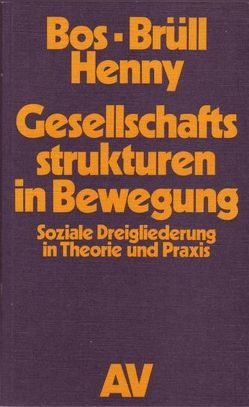 Gesellschaftsstrukturen in Bewegung von Bos,  A H, Brüll,  Dieter, Henny,  A. C.