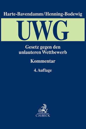 Gesetz gegen den unlauteren Wettbewerb (UWG) von Ahrens,  Hans-Jürgen, Bakardjieva Engelbrekt,  Antonina, Bodewig,  Theo, Bruhn,  Dirk, Brüning,  Hermann, Dreyer,  Gunda, Frank,  Christian, Glöckner,  Jochen, Goldmann,  Michael, Harte-Bavendamm,  Henning, Henning-Bodewig,  Frauke, Jagow,  Carl von, Keller,  Erhard, Omsels,  Hermann-Josef, Picht,  Peter, Podszun,  Rupprecht, Retzer,  Konrad, Sack,  Rolf, Sambuc,  Thomas, Schöler,  Karolina, Schulz,  Andreas, Tolkmitt,  Jan, Weidert,  Stefan