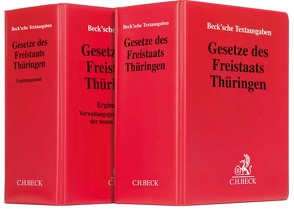 Gesetze des Freistaats Thüringen und Ergänzungsband (neu) des Freistaats Thüringen von Knöll,  Hans-Jochen