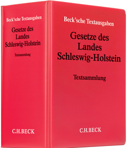 Gesetze des Landes Schleswig-Holstein von Schliesky,  Utz