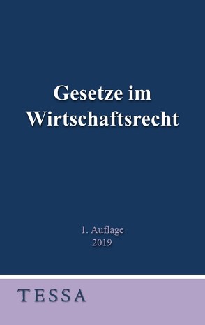 Gesetze im Wirtschaftsrecht von Brenner,  Prof. Dr. Christian