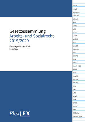 Gesetzessammlung Arbeits- und Sozialrecht 2019/2020