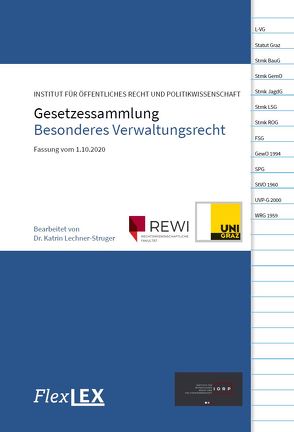 Gesetzessammlung Besonderes Verwaltungsrecht von Institut für Öffentliches Recht und Politikwissenschaften