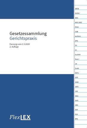 Gesetzessammlung Gerichtspraxis von FlexLex