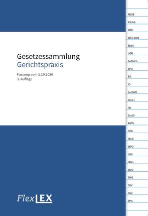 Gesetzessammlung Gerichtspraxis von FlexLex