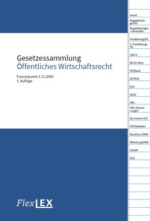 Gesetzessammlung Öffentliches Wirtschaftsrecht