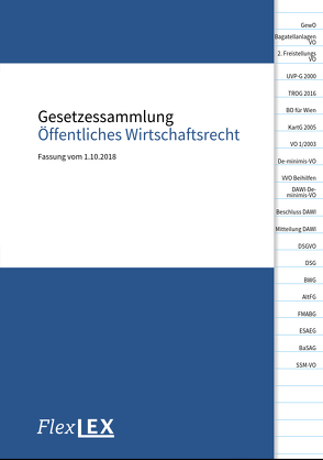 Gesetzessammlung Öffentliches Wirtschaftsrecht