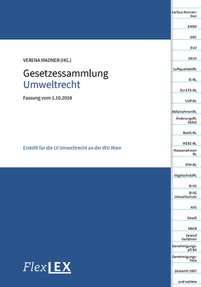 Gesetzessammlung Umweltrecht von Madner,  Verena