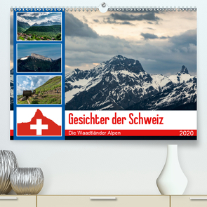 Gesichter der Schweiz – Die Waadtländer Alpen (Premium, hochwertiger DIN A2 Wandkalender 2020, Kunstdruck in Hochglanz) von Gaymard,  Alain