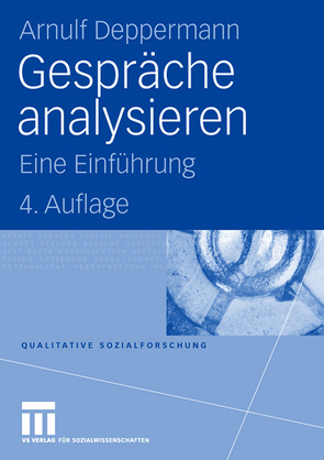 Gespräche analysieren von Deppermann,  Arnulf