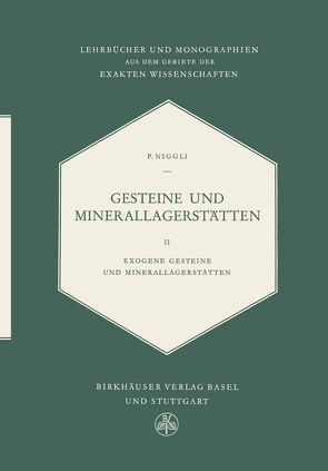 Gesteine Und Minerallagerstätten von Niggli,  P.