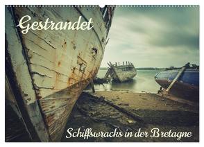 Gestrandet – Schiffswracks in der Bretagne (Wandkalender 2024 DIN A2 quer), CALVENDO Monatskalender von in decay,  Lost