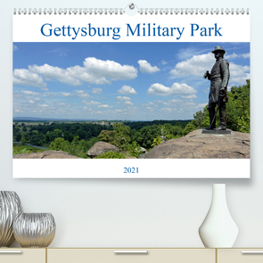 Gettysburg Military Park (Premium, hochwertiger DIN A2 Wandkalender 2021, Kunstdruck in Hochglanz) von Enders,  Borg