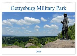 Gettysburg Military Park (Wandkalender 2024 DIN A2 quer), CALVENDO Monatskalender von Enders,  Borg