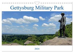 Gettysburg Military Park (Wandkalender 2024 DIN A4 quer), CALVENDO Monatskalender von Enders,  Borg