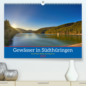 Gewässer in Südthüringen (Premium, hochwertiger DIN A2 Wandkalender 2023, Kunstdruck in Hochglanz) von Irmer,  Torsten