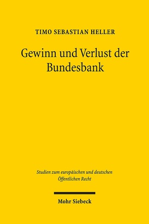 Gewinn und Verlust der Bundesbank von Heller,  Timo Sebastian