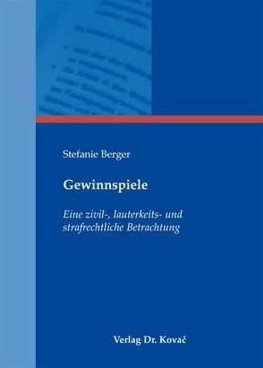 Gewinnspiele von Berger,  Stefanie