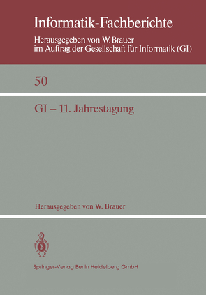 GI — 11. Jahrestagung von Brauer,  W.