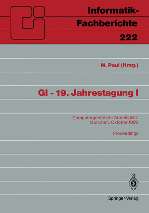 GI — 19. Jahrestagung I von Paul,  M.