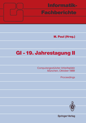 GI — 19. Jahrestagung II von Paul,  M.