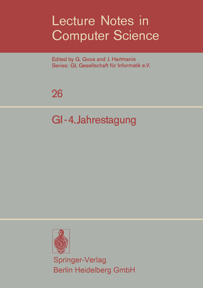 GI-4.Jahrestagung von Siefkes,  Dirk