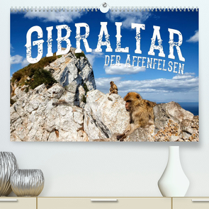 Gibraltar – der Affenfelsen (Premium, hochwertiger DIN A2 Wandkalender 2022, Kunstdruck in Hochglanz) von Buchspies,  Carina