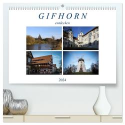 Gifhorn entdecken (hochwertiger Premium Wandkalender 2024 DIN A2 quer), Kunstdruck in Hochglanz von SchnelleWelten,  SchnelleWelten